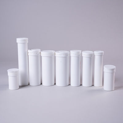 2024 PP Material Offset Printing Effervescent Tablets Bottle with Desiccant Flip Cover