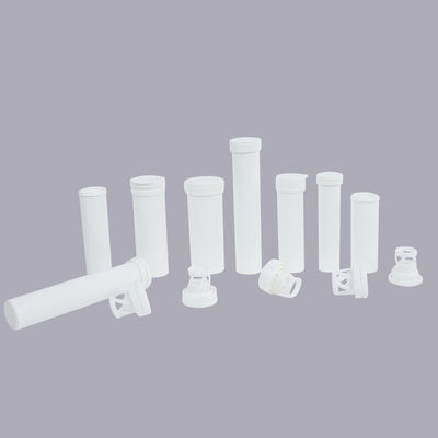Empty Logo Customized Vitamin C Tablet Effervescent Tube Bottle for Minerals in White