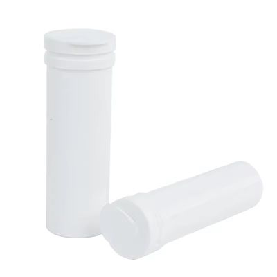 Matte Surface Vitamin Effervescent Bottle 150ml PP Straight Plastic Tube for Travel Empty