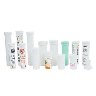Supply Customized Logo Design Empty Vitamin C Plus Effervescent Tablet Tube With Cap