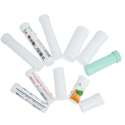 PP Collar Material Effervescent Tablet Bottle for Custom Logo Colorful Empty VC Tablets